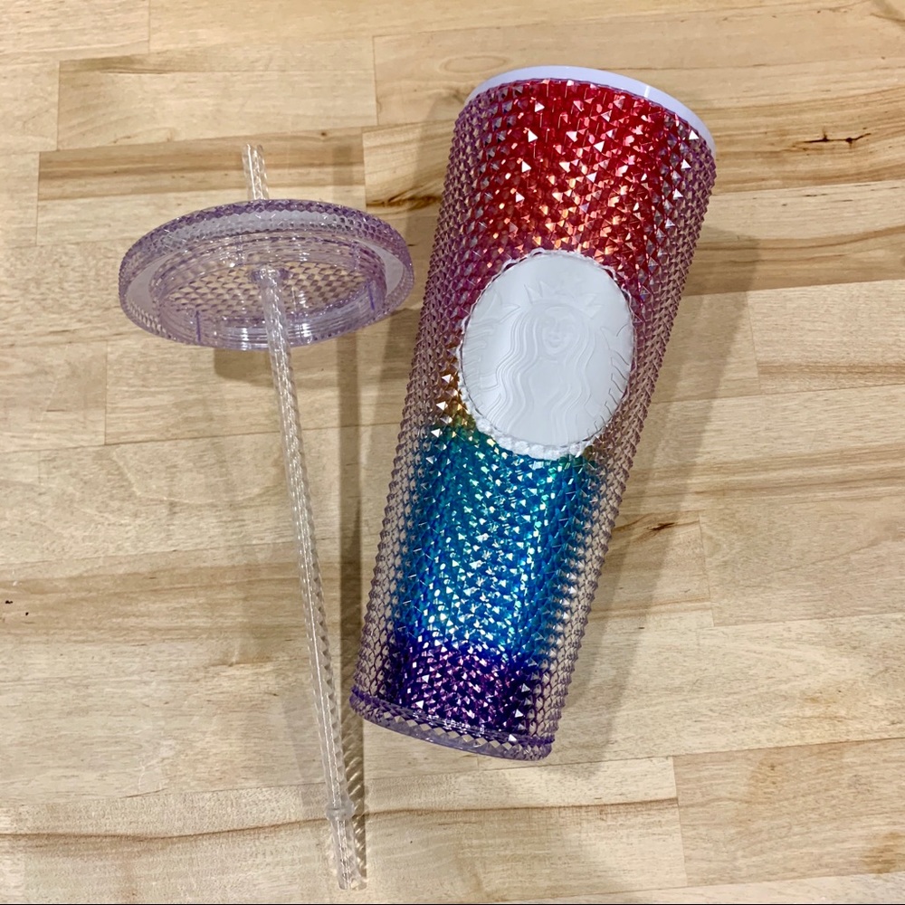 Starbucks Summer 2020 Rainbow Studded Tumbler